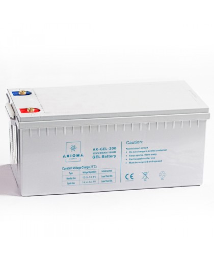 Аккумулятор AX-GEL-200, 200А/ч, 12В