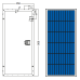 Солнечный фотоэлектрический модуль AX-60P AXIOMA energy
